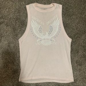 LAST CHANCE! JOE BOXER Sweater Knit Graphic Print Muscle Tank